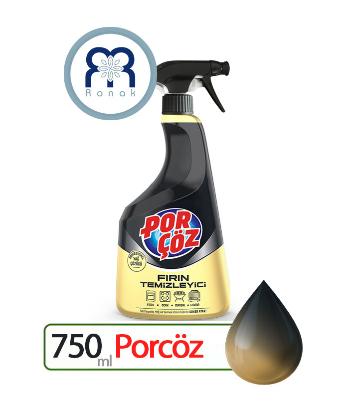 اسپری پاک کننده گاز و فر پورچوز Porcöz حجم 750 میل